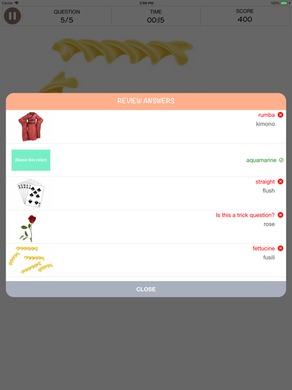 Name that thing - Word Game iPad screenshot 5 - Education app
