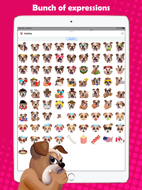 Screenshot #5 pour BullMoji for Bulldog Lovers