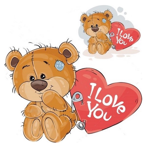 Teddy Bear Sticker icon