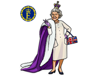 Our Queen Elizabeth II Sticker