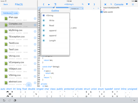 Screenshot #5 pour C/C++$-offline compiler for os