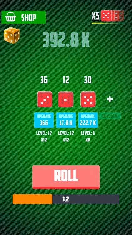 Red dices: roller Idle