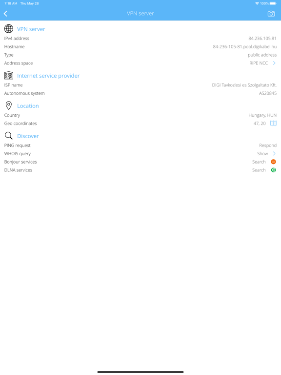 Screenshot #6 pour VPN Info