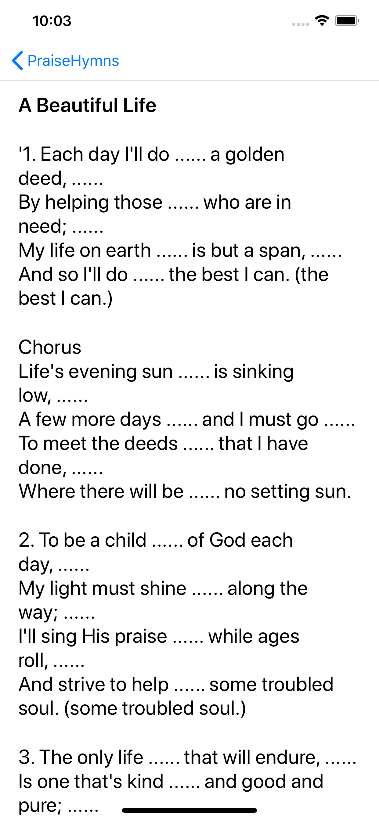 PraiseHymns