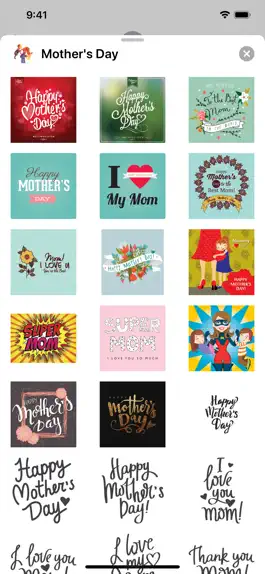 Game screenshot Mother's Day Stickers hack