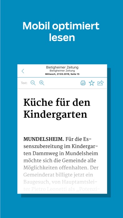 BZ ePaper Screenshot