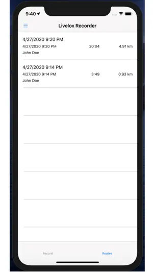 Livelox Recorder screenshot 2