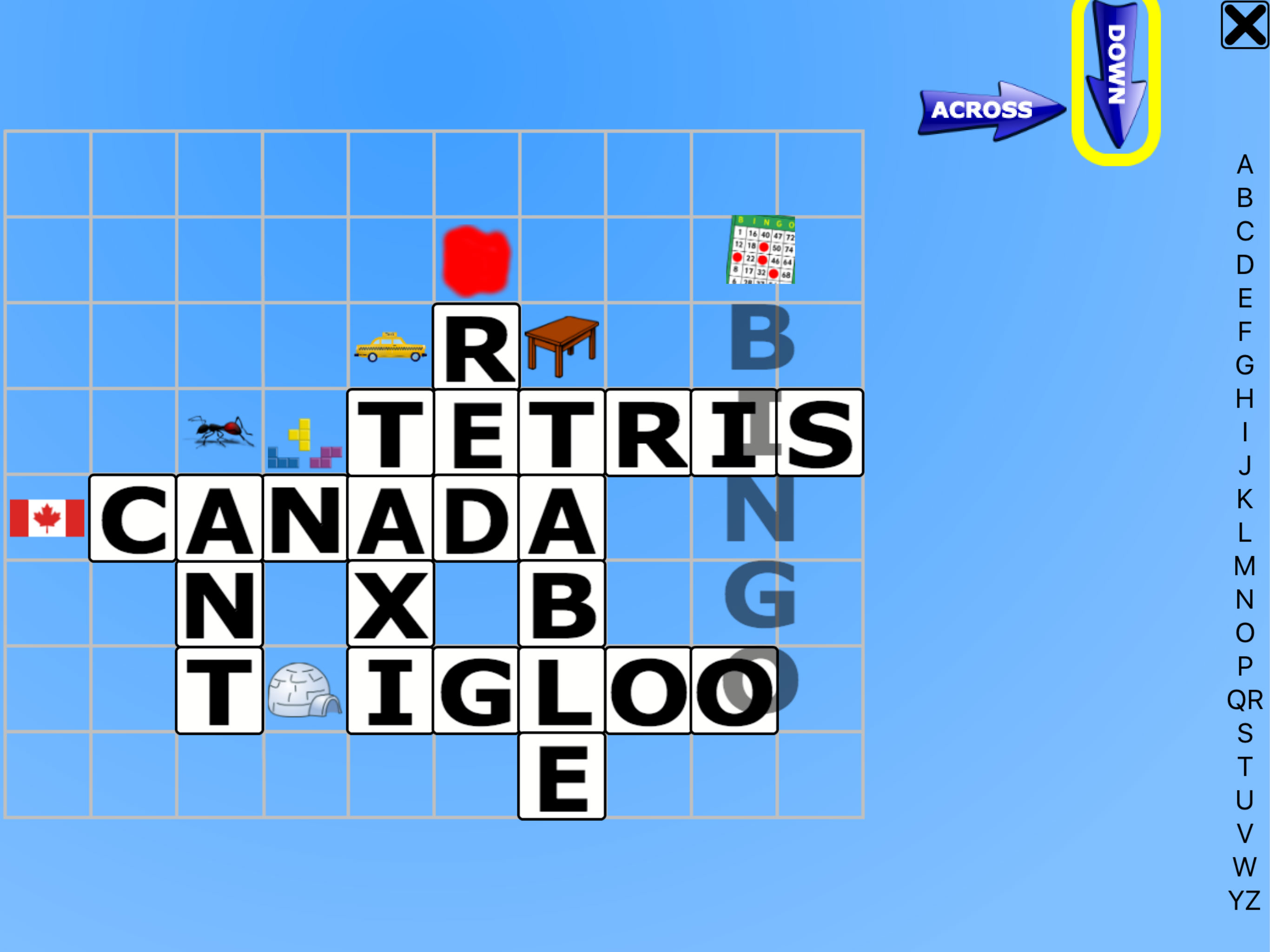 Kids creating crosswords