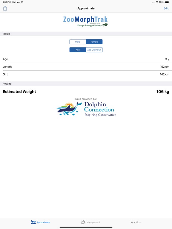 Screenshot #4 pour ZooMorphTrak