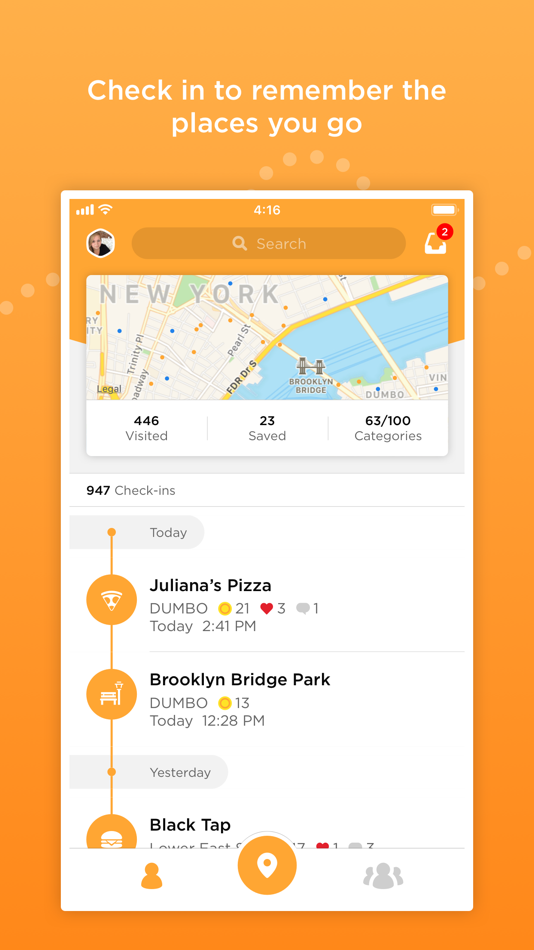 Foursquare Swarm: Check-in App - 6.12.30 - (iOS)