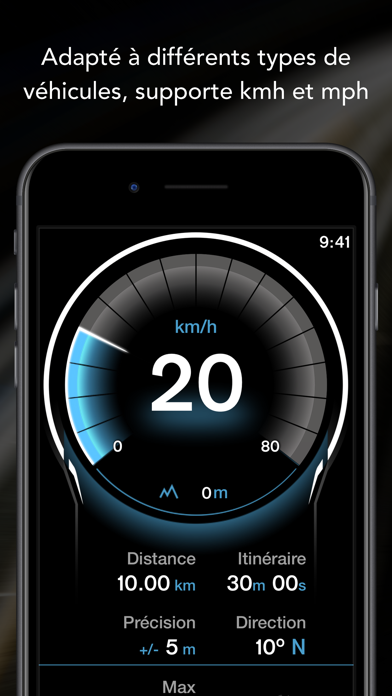 Screenshot #3 pour GPS Digital Speed Tracker Pro