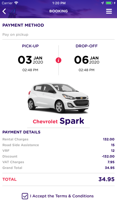 Indigo Rent A Car Screenshot