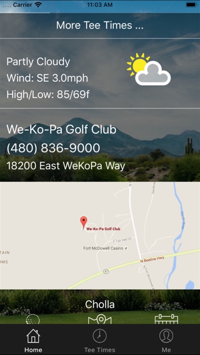 Screenshot #2 pour WeKoPa Golf Club Tee Times