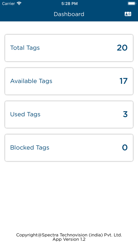 #3. Spectra BLE Admin (iOS) Podle: Spectra Technovision(India) Private Limited