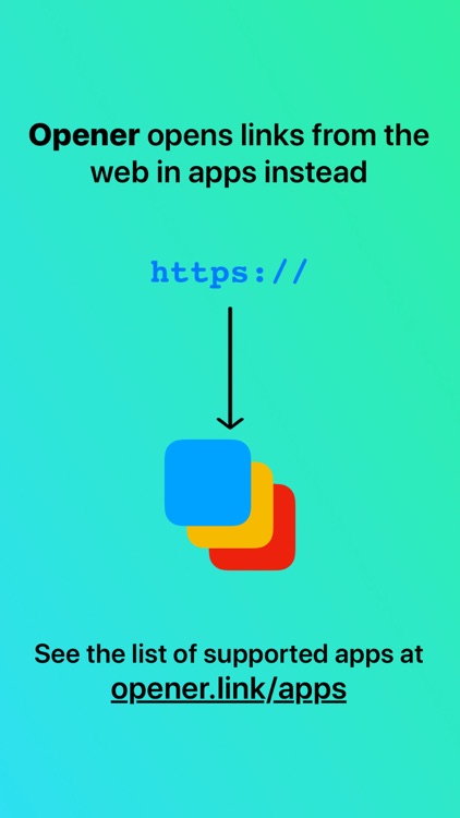 Opener ‒ open links in apps