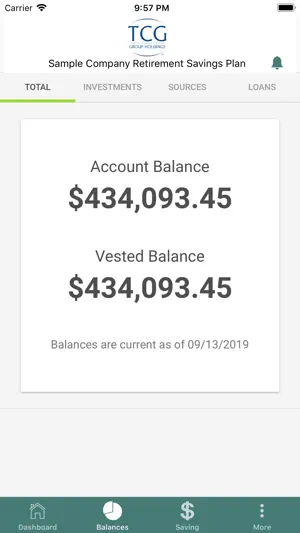 TCG Retirement Plan screenshot 3