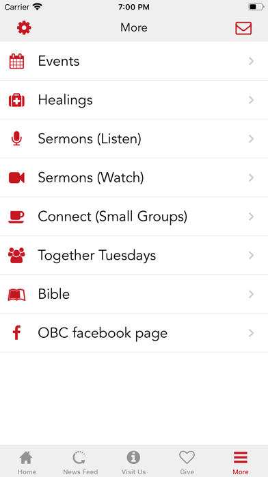 Oxford Baptist Church App Screenshot