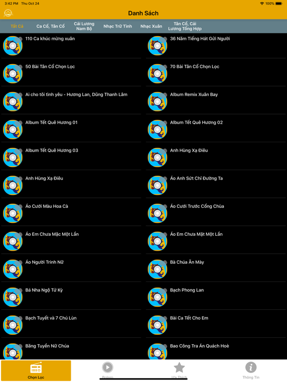 Screenshot #4 pour Cải Lương Việt