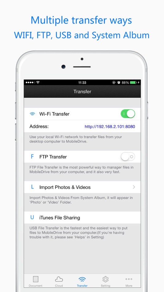 #3. Mobile Drive:Easy to use (iOS) 게시자: 炜 桂