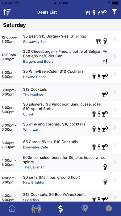 Screenshot #3 pour Manly Happy Hour