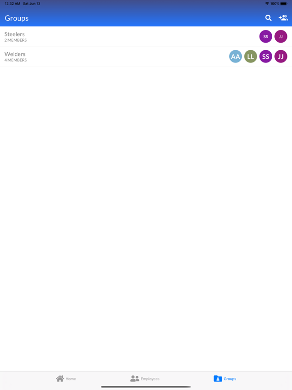 AB TimeClock 400 iPad screenshot