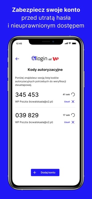 Aplikacja 1login od WP w App Store