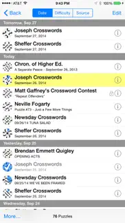 crosswords iphone screenshot 2