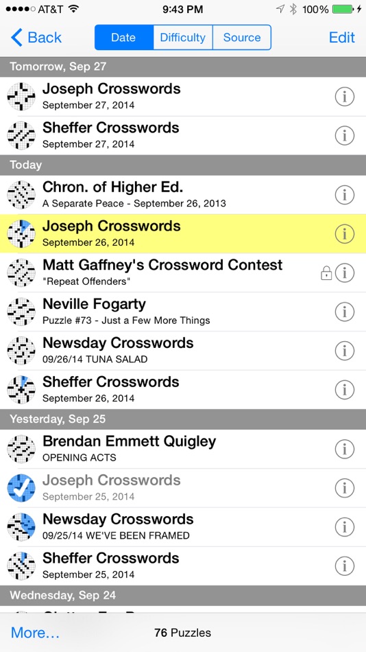 #2. Crosswords (iOS) 由: Stand Alone, Inc.
