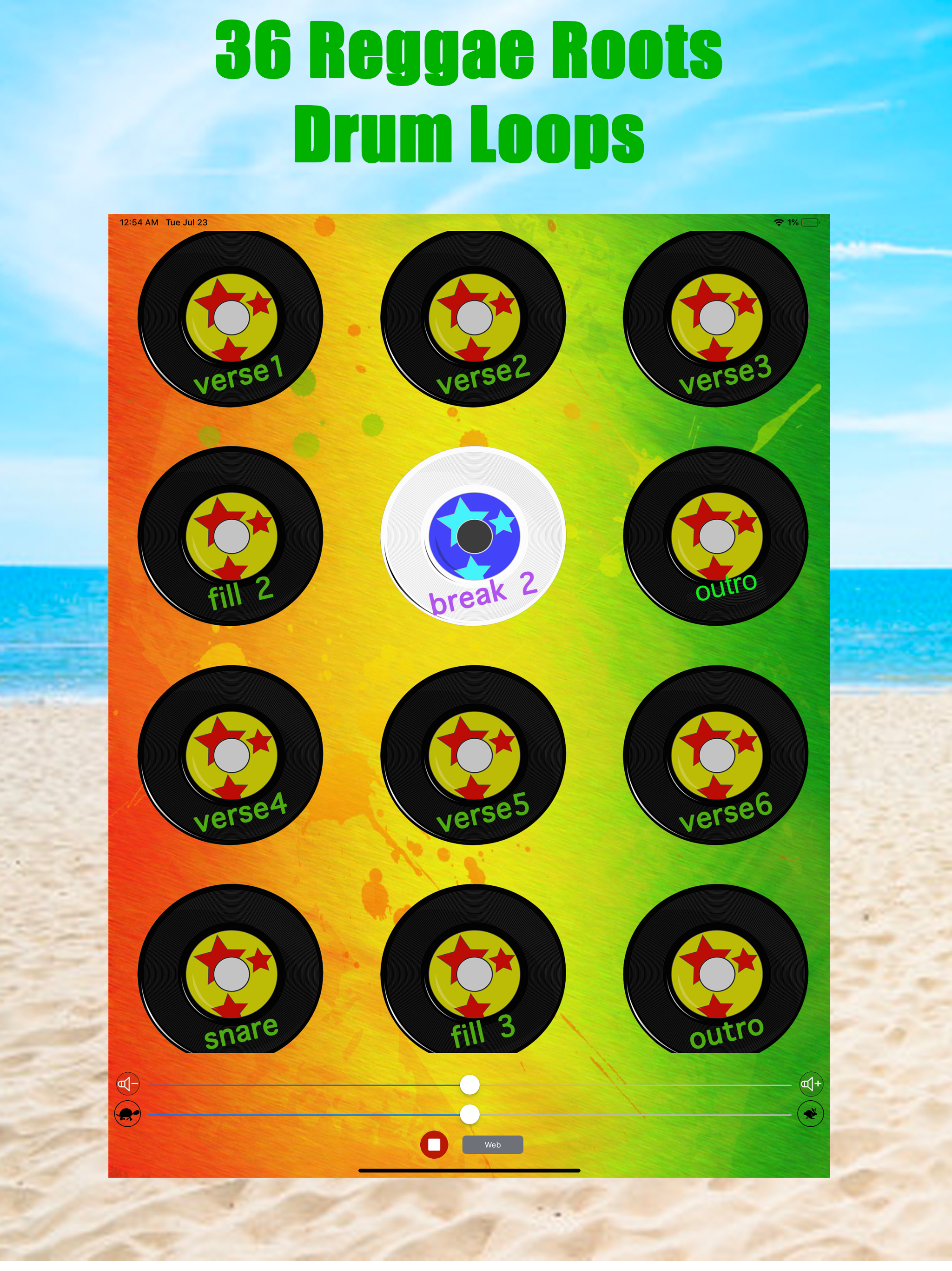 Reggae Roots Drum Loops