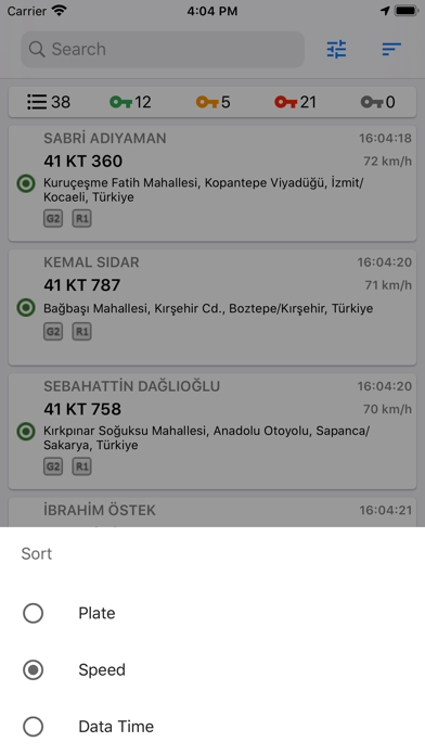 Seyir Mobil Araç Takip Screenshot