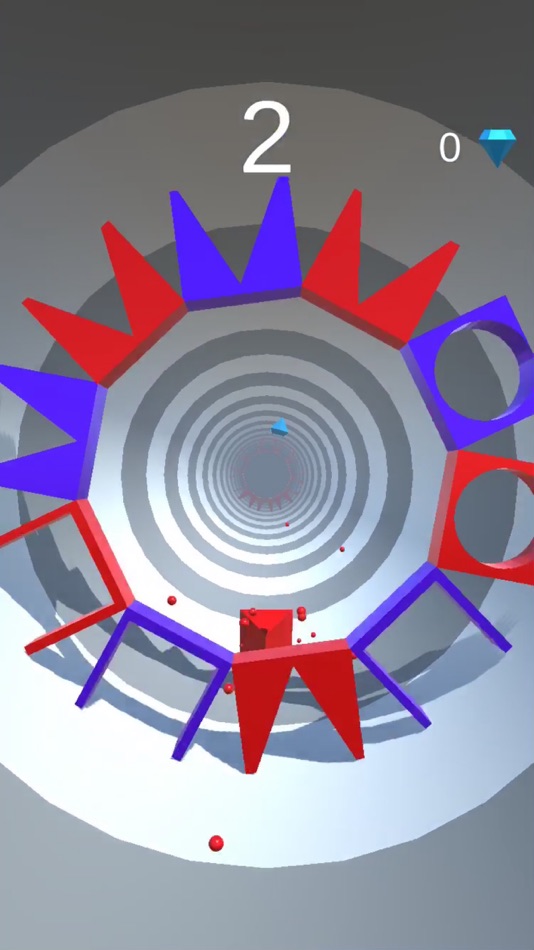 #2. Shape Tunnel - Rush Escape ! (iOS) 由: Huai-Chih Hsiao