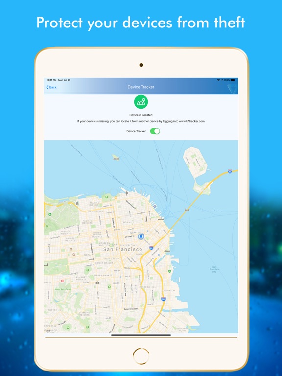 K7 Mobile Security iPad screenshot