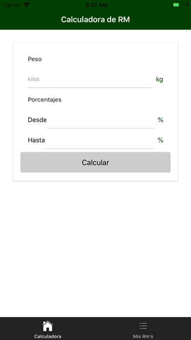 OhMyWod - Calculadora de RM screenshot