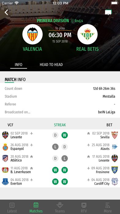 Real Betis Balompié Screenshot
