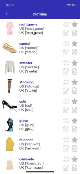 Game screenshot UK and US English Vocabulary apk