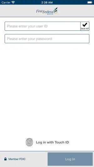 First Federal Bank NC Business screenshot 2