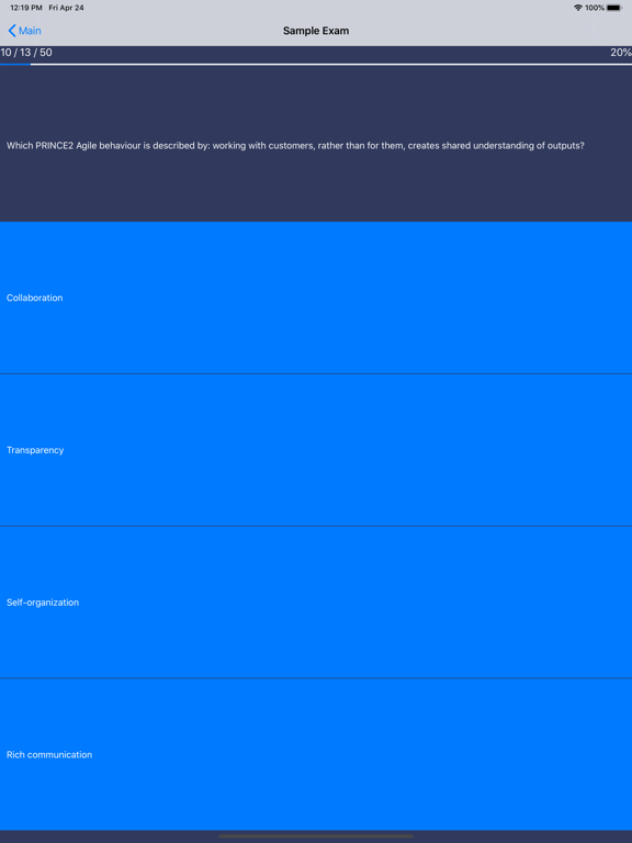 Screenshot #6 pour PRINCE2 Agile Exam Prep
