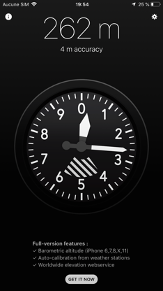Altimeter X Lite screenshot 1