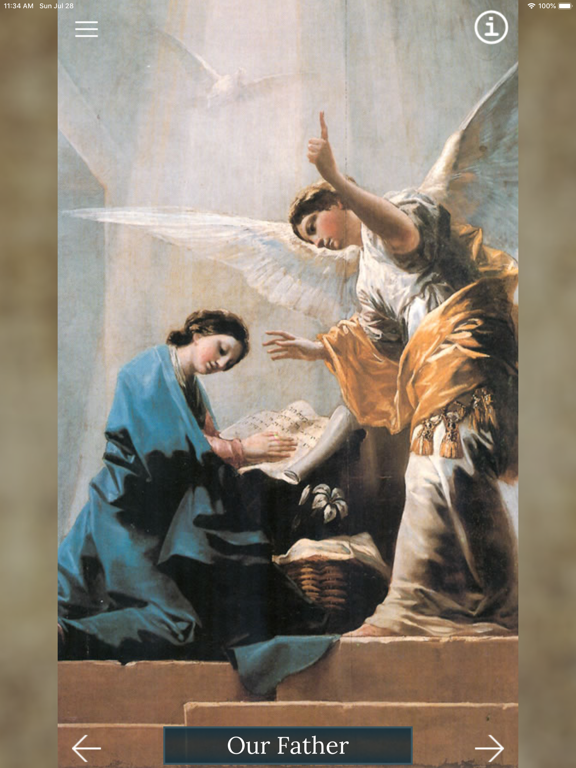 Contemplatio: Rosary on images iPad screenshot 4 - Lifestyle app