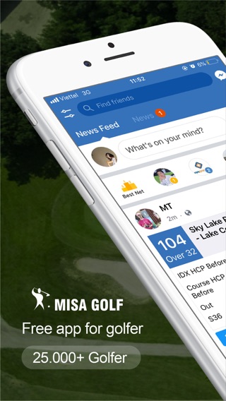 MISA Golf: GPS, Scorecard, HDCのおすすめ画像1