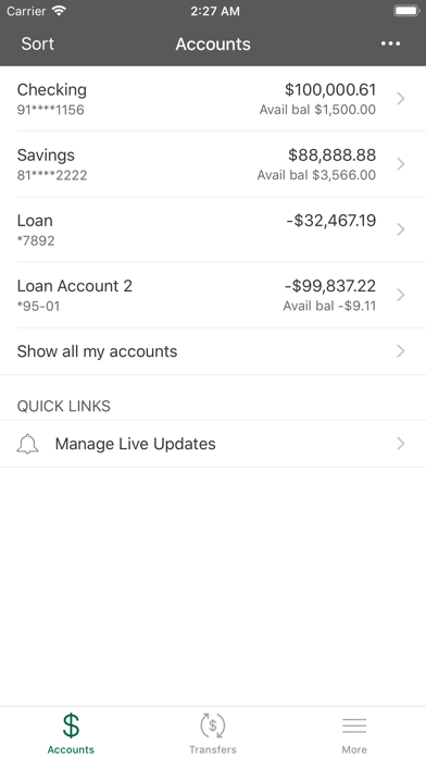 Woodruff Federal Saving & Loan Screenshot