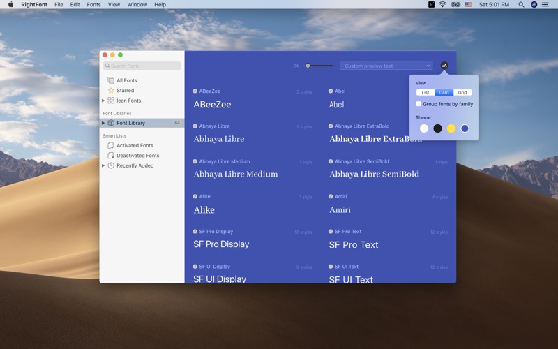 RightFont - font manager скриншот программы 5