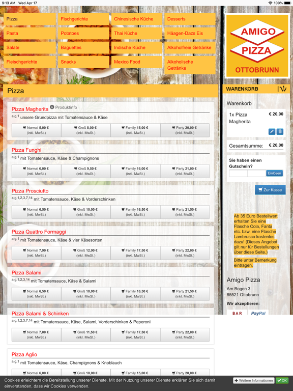 Screenshot #4 pour AmigoPizza Ottobrunn