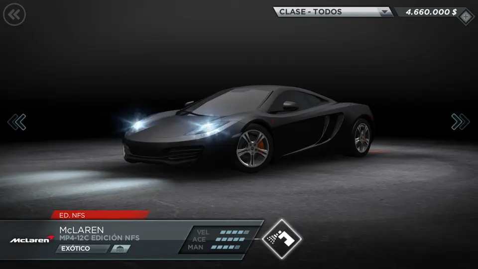 Captura de pantalla de Need For Speed™ Most Wanted en iPhone 8