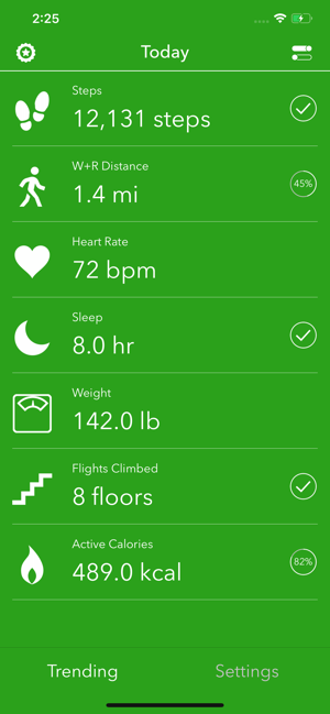 ‎Dashboard for Apple Health App Screenshot