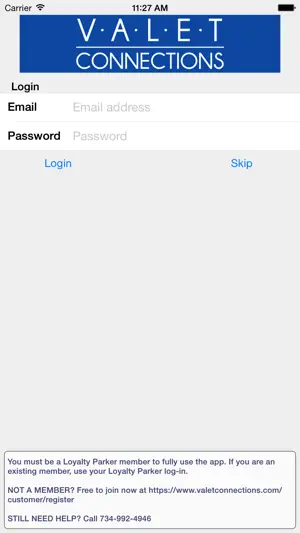 Valet Connections screenshot 1