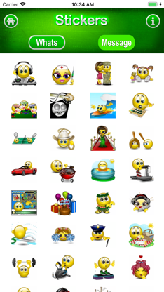 3D Stickers Lite, Messages screenshot 3