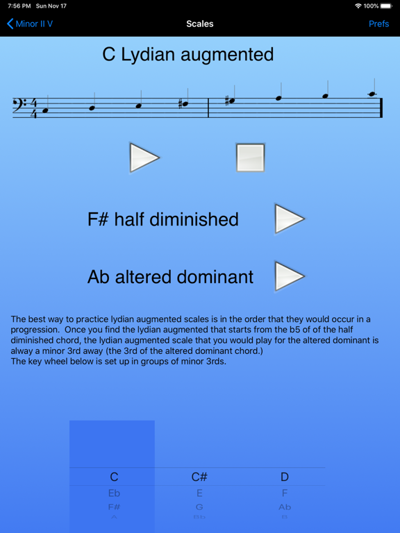 Screenshot #5 pour iImprov - The Minor II V