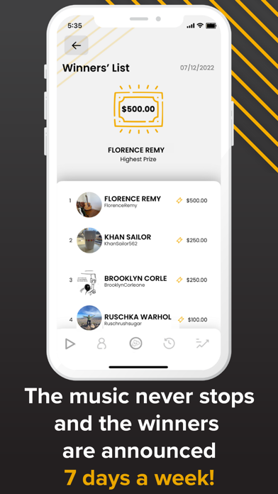 Ultimate Playlist: Win Cash Screenshot