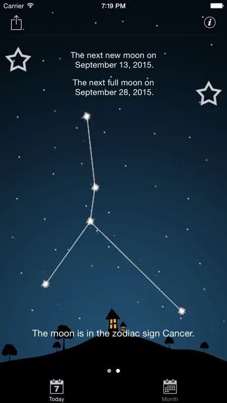 Moon phases calendar and sky screenshot 3 of 4